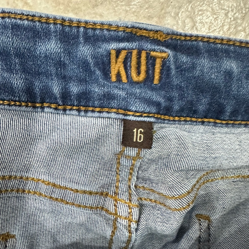 Kut from the Kloth Dark Blue Denim Jeans - Picture 3 of 6